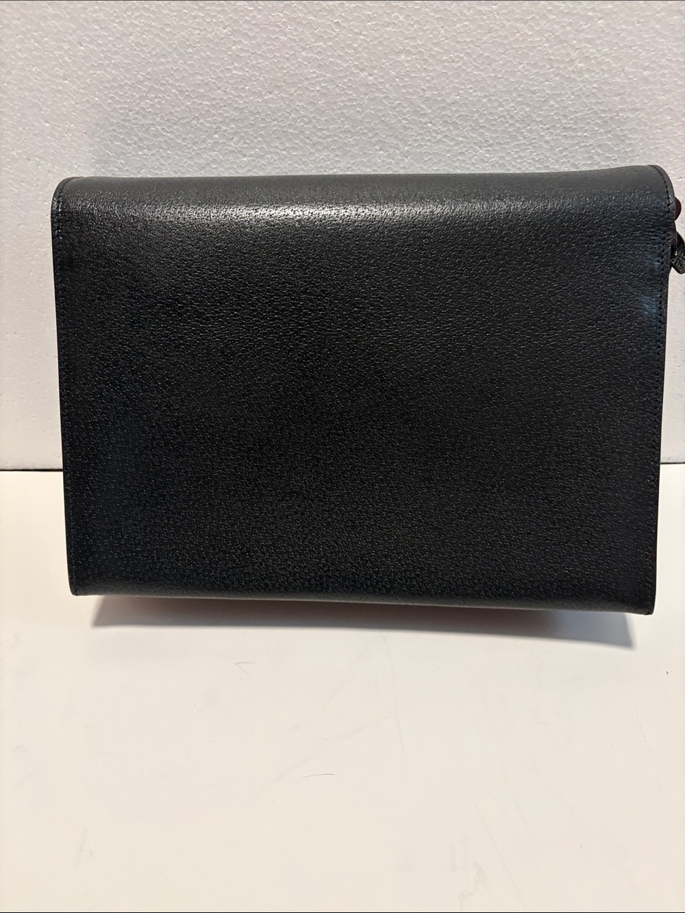 BALLY Vintage black leather clutch with dust cover - Picture 6 of 7